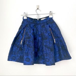 Three Floor Mini Skirt